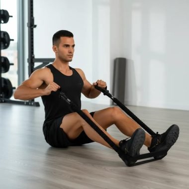 Banda Elástica 30 Libras De Resistencia Con Agarre Gym - Uh