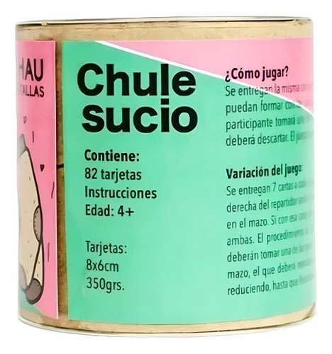 Juego De Mesa Chule Sucio- Chau Pantallas - Imagen 3