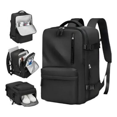 Mochila Multifuncional Bolsa Viaje Gran Capacidad Negro - Uh