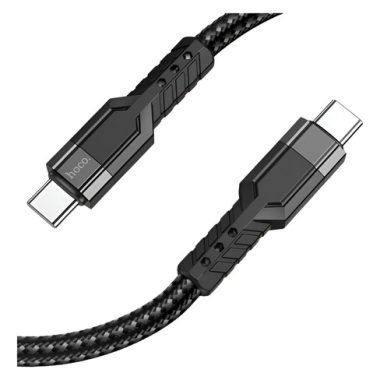 Cable Tipo Usb C A Usb C - Hoco - Color Negro