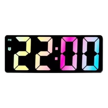 Reloj Despertador Tipo Espejo Temperatura Led Calidad - Uh