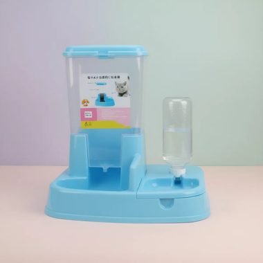 Dispensador De Alimento Y Agua Para Perro O Gato