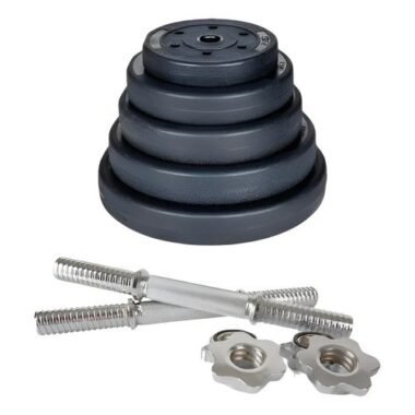 Kit 2 Mancuernas + 20 Kg De Pesas A Eleccion