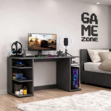 Escritorio Mesa Pc Gamer Laptop Estantes Gaming Calidad - Uh