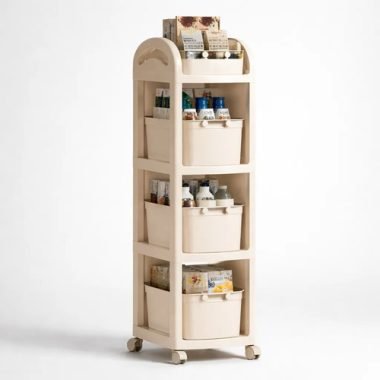 Estantería Cocina O Baño Moderno Con Ruedas 4 Niveles - Uh