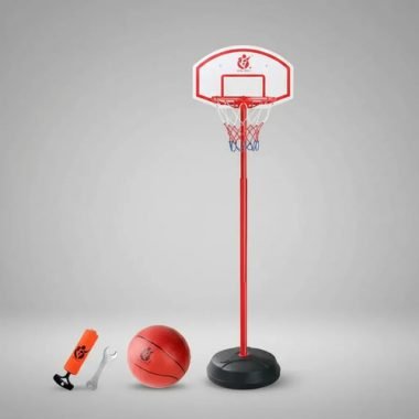 Tablero De Basquet Con Pie + Inflador Y Pelota