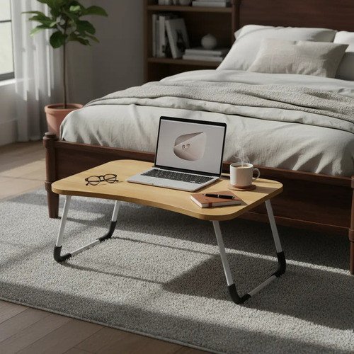 Mesa Plegable Multiuso Para Cama Laptop, Desayuno, Comidas.