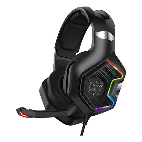 Auriculares Gamer Onikuma K10 Pro Negro Con Luz Led