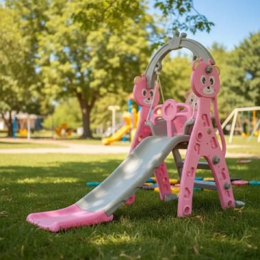 Hamaca + Tobogán Infantil + Aro De Basquet / Juegos Infantil