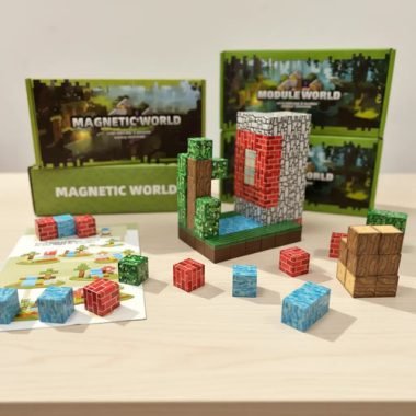 Bloques 48 pcs Magneticos Module World - Estilo Minecraft
