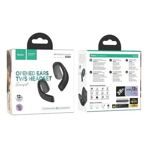 Audifonos Hoco Eq4 Graceful Tws In Ear Bluetooth Negro - Imagen 2