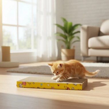 Rascador Para Gato Tipo Cama (68cm X 25cm)