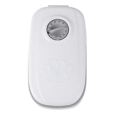 Dispensador De Alimento Timer Para Mascotas Gatos Perros -uh