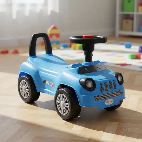 Buggy Infantil Auto Tipo Jeep Con Bocina Y Respaldo Universo - Imagen 2