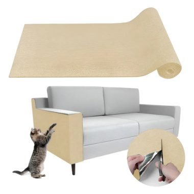 Rascador Gato Adhesivo 100x30cm Protector Muebles Sofá - Uh