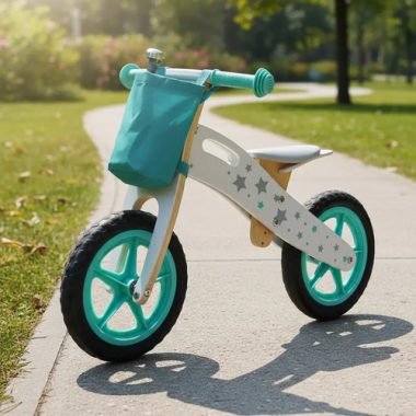 Chivita / Bicicleta De Madera Para Niños Verde