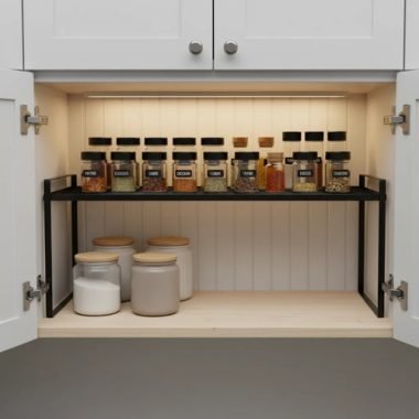 Estante Organizador Cocina Alacena Hierro 51x21x18 Cm Grande