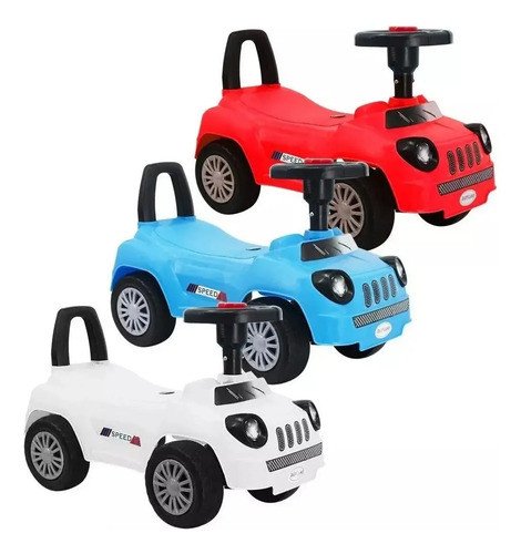 Buggy Infantil Auto Tipo Jeep Con Bocina Y Respaldo Universo - Imagen 4
