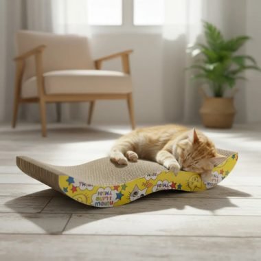 Rascador Corrugado Para Gatos Ondulado / Juguete Gatos - Uh