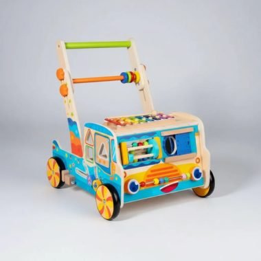 Andador De Madera Musical Para Caminar Niños - Uh