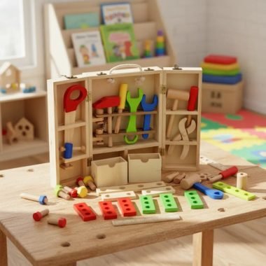 Juego De Carpintería En Madera Para Niños / Juguete