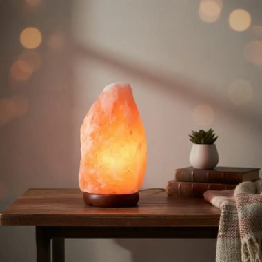 Lámpara Sal De Himalaya 3-5kg Con Interruptor + Base - Uh
