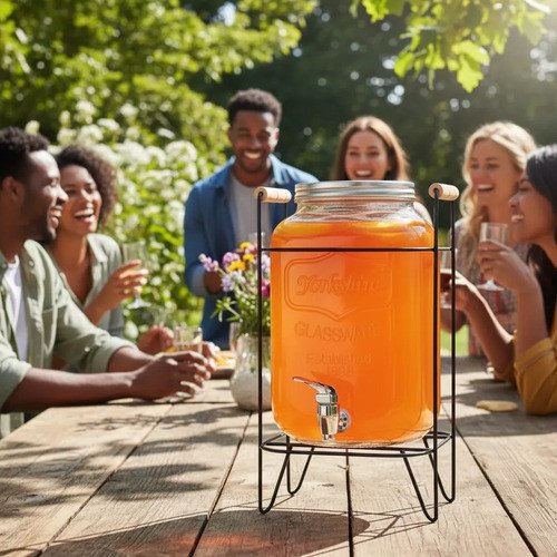 Dispensador Para Bebidas De Vidrio 3lt - Uh - Imagen 4