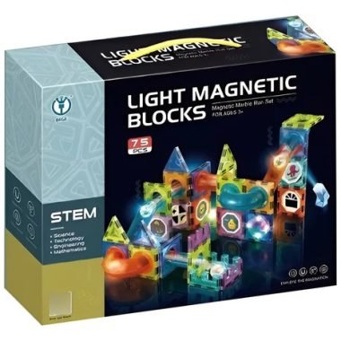 Bloques 49 pcs Construcción Magnéticos Con Luces