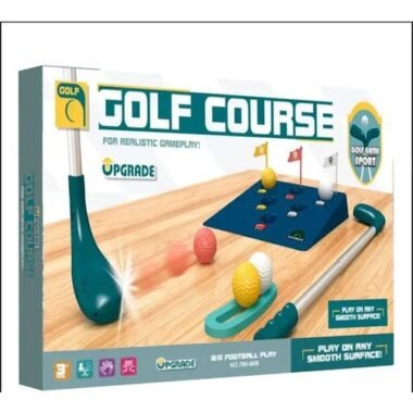 Set Juego Mini Golf Infantil Palos Pelotas Hoyos - Uh