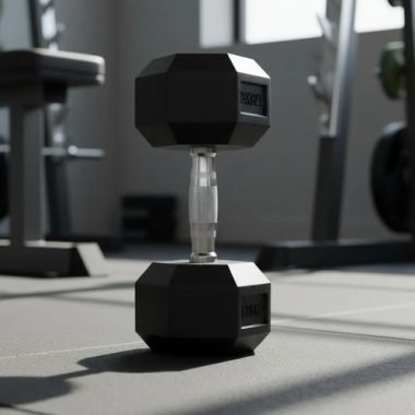 Mancuerna Pesa Hexagonal Engomada 17kg - Uh