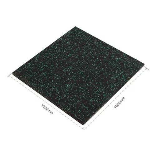 Piso De Goma Caucho Gimnasio Crossfit 1m X 1m X 1.5cm - Uh - Imagen 3