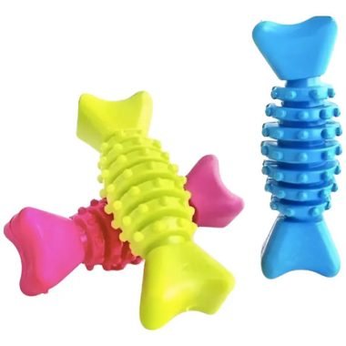 Juguetes Para Mascotas Perro Goma Hueso Universo Hobby