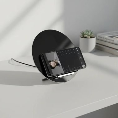 Cargador Inalámbrico Carga Rápida Bluetooth Con Parlante