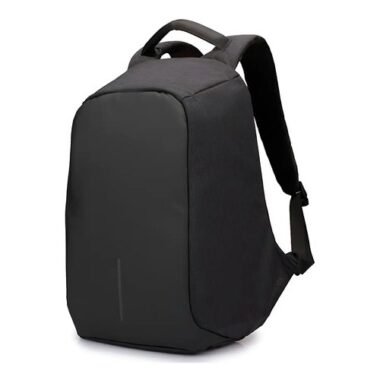 Mochila Anti Robo Impermeable Porta Notebook Con Salida Usb Para Conectar Smartphone Y Power Bank Negro