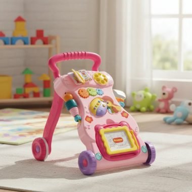 Caminador Bebe Andador Infantil Musical Rosa