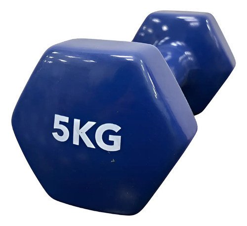 Mancuerna 5 Kg Revestida En Vinilo Excelente Calidad Ok Pro - Imagen 3