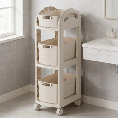 Estantería Cocina O Baño Moderno Con Ruedas 3 Niveles - Uh