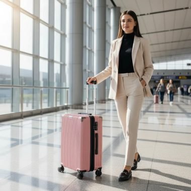 Valija Rígida Mediana 24 Resistente Impermeable 4 Ruedas -uh