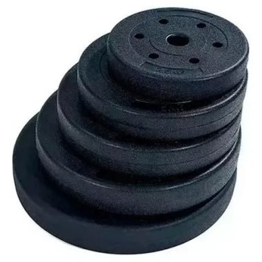 Pesas Discos Revestidos Barras Mancuernas Crossfit 5kg