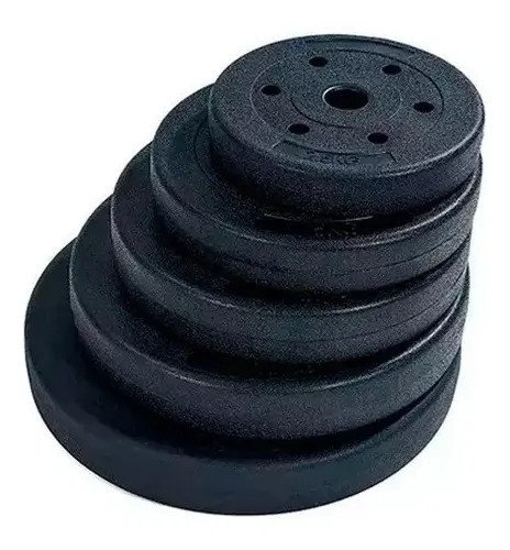 Pesas Discos Revestidos Barras Mancuernas Crossfit 1,5kg