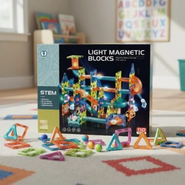 Bloques 110 pcs Construcción Magnéticos Con Luces