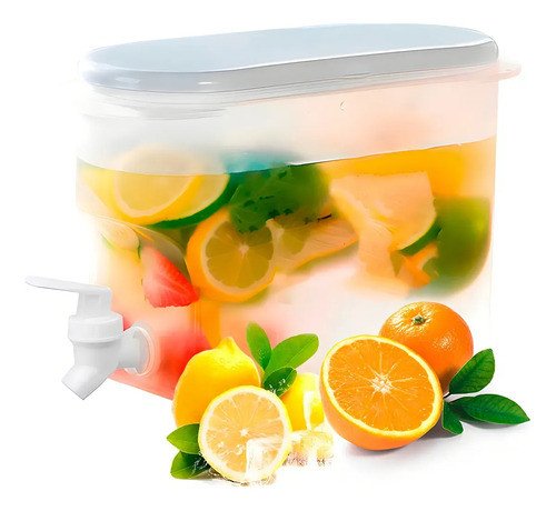 Recipiente De Agua Dispensador Bebidas Jarra De Nevera - Uh - Imagen 4