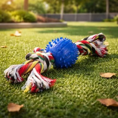 Juguetes Para Mascotas / Cuerda Con Pelota