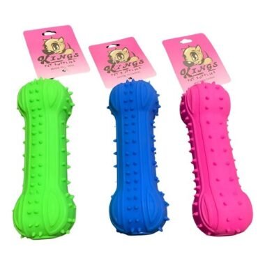 Juguetes Hueso Para Mascotas De Goma Con Chifle