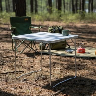 Mesa Plegable De Aluminio 80 X 60cm - Universo Hobby
