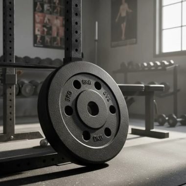 Pesas Discos Revestidos Barras Mancuernas Crossfit 10kg
