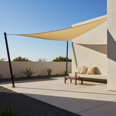 Lona Malla Sombra Toldo Impermeable Triangular Uv - Uh