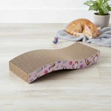 Rascador De Papel Corrugado Para Gatos