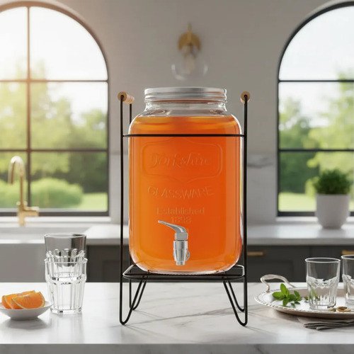 Dispensador Para Bebidas De Vidrio 3lt - Uh - Imagen 2