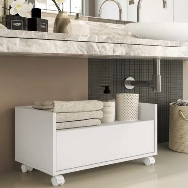 Mueble Para Baño - Cajón Multiuso Con Ruedas - Uh